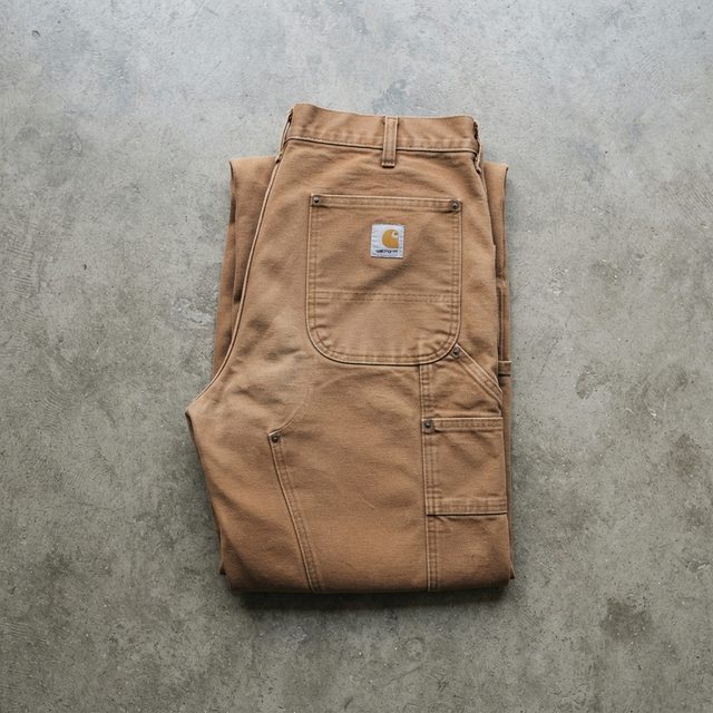 Pantalon de travail Carhartt WIP double-knee brun